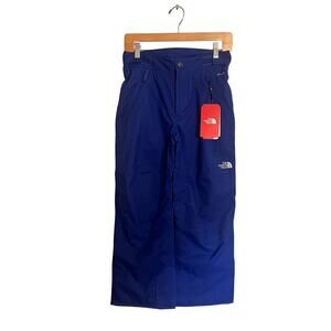 NWT The North Face Boys Freedom Insulated Ski Pants Waterproof Blue Size M 10-12